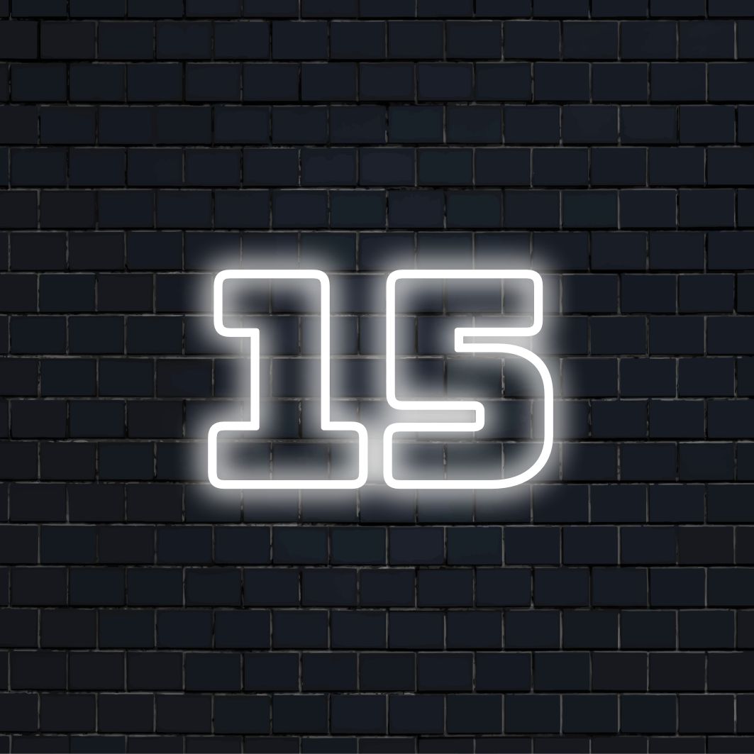 15th Birthday Neon Sign