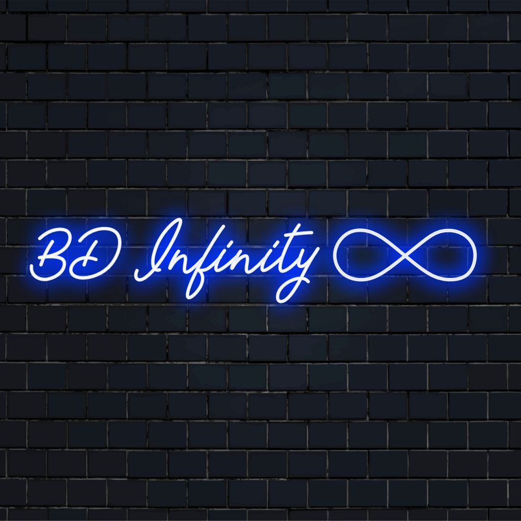 BD Infinity LED Světelný Nápis