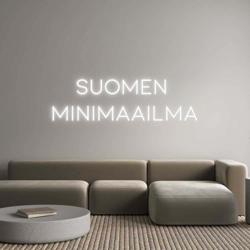 Suomen Minimaailma – Neon Valokyltti (RGB Päivitys) – Tilauksen #8141018