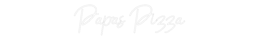 Neon po meri: Papas Pizza