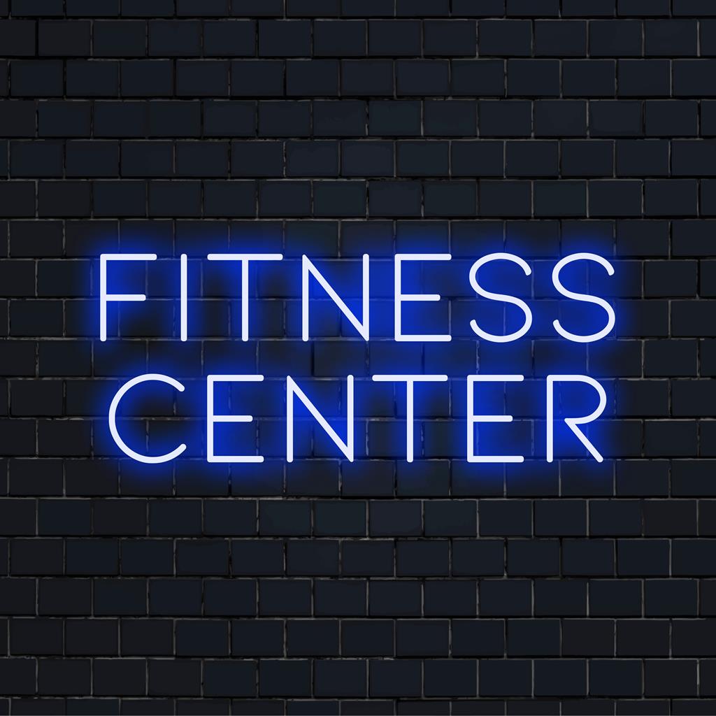 Προσαρμοσμένη επιγραφή LED νέον για γυμναστήριο με μοντέρνα αισθητική και ζωηρή χειροποίητη τέχνη, ιδανική για δυναμικούς χώρους.