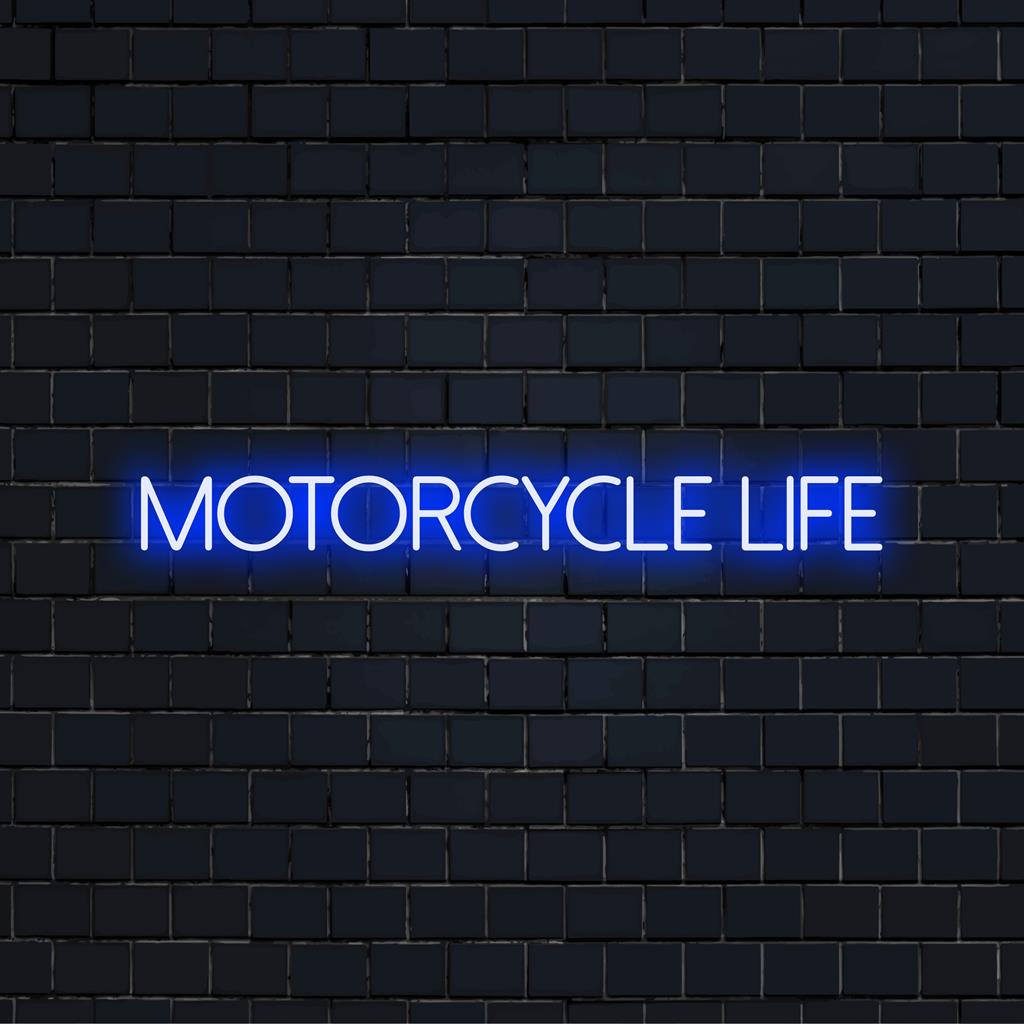 Zářivý vlastní neonový nápis LED zobrazující elegantní motocykl, ideální pro přidání dobrodružného nádechu do každého prostoru.