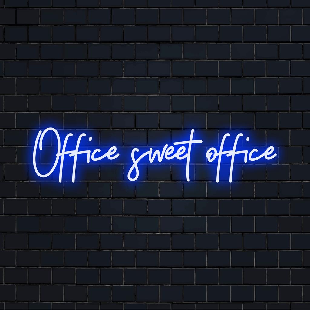 Custom Office Sweet Office LED neonový nápis osvětlující jakýkoli prostor pomocí zářivých neonových citátů a elegantních dekorací.
