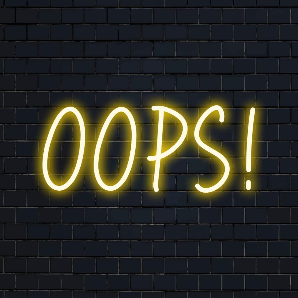 Živý vlastní LED neonový nápis blikající Jejda! v zářivých barvách, ideální pro poutavé domácí nebo obchodní dekorace.