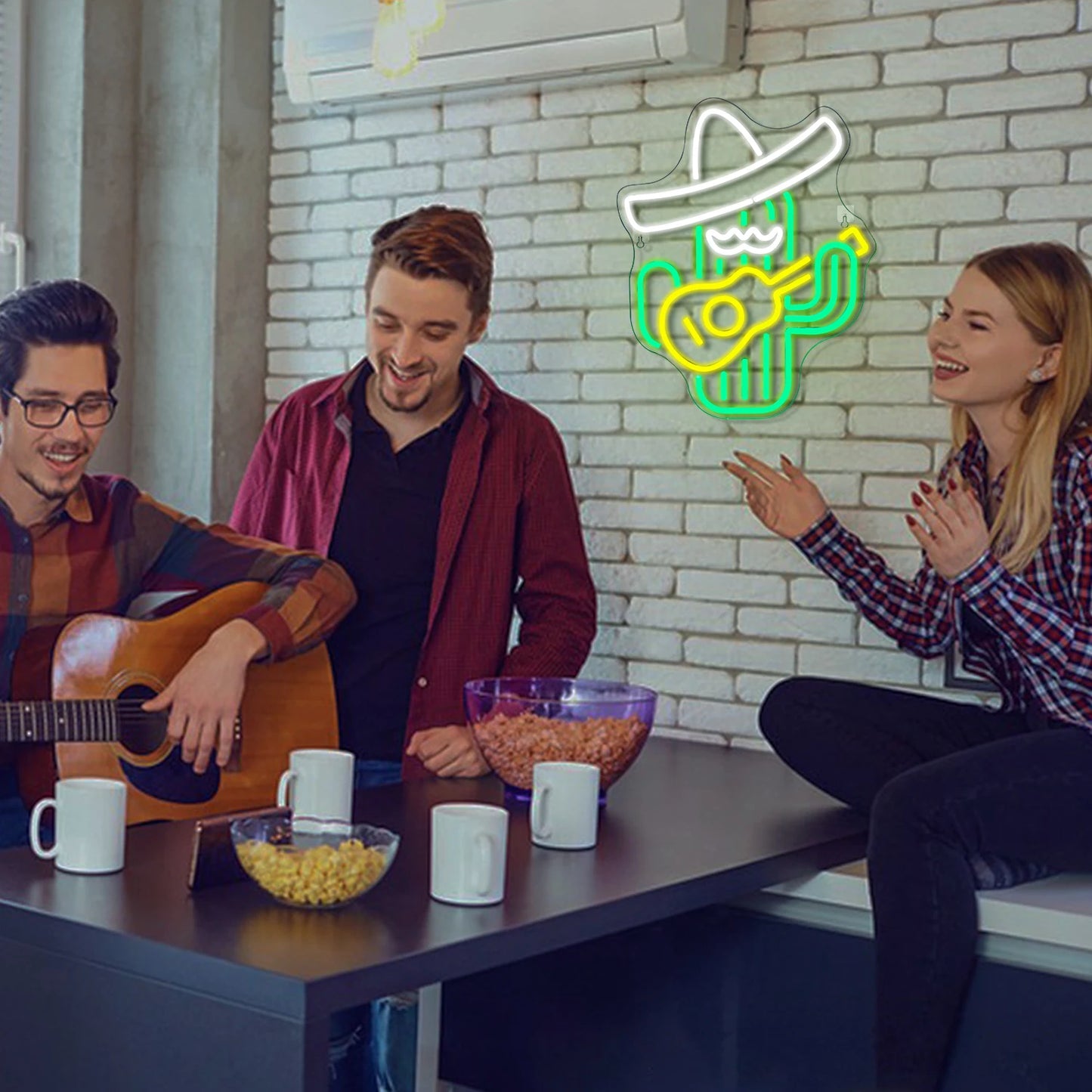 Kauboi müts 5 V USB LED neoonmärk – eelarvesõbralik