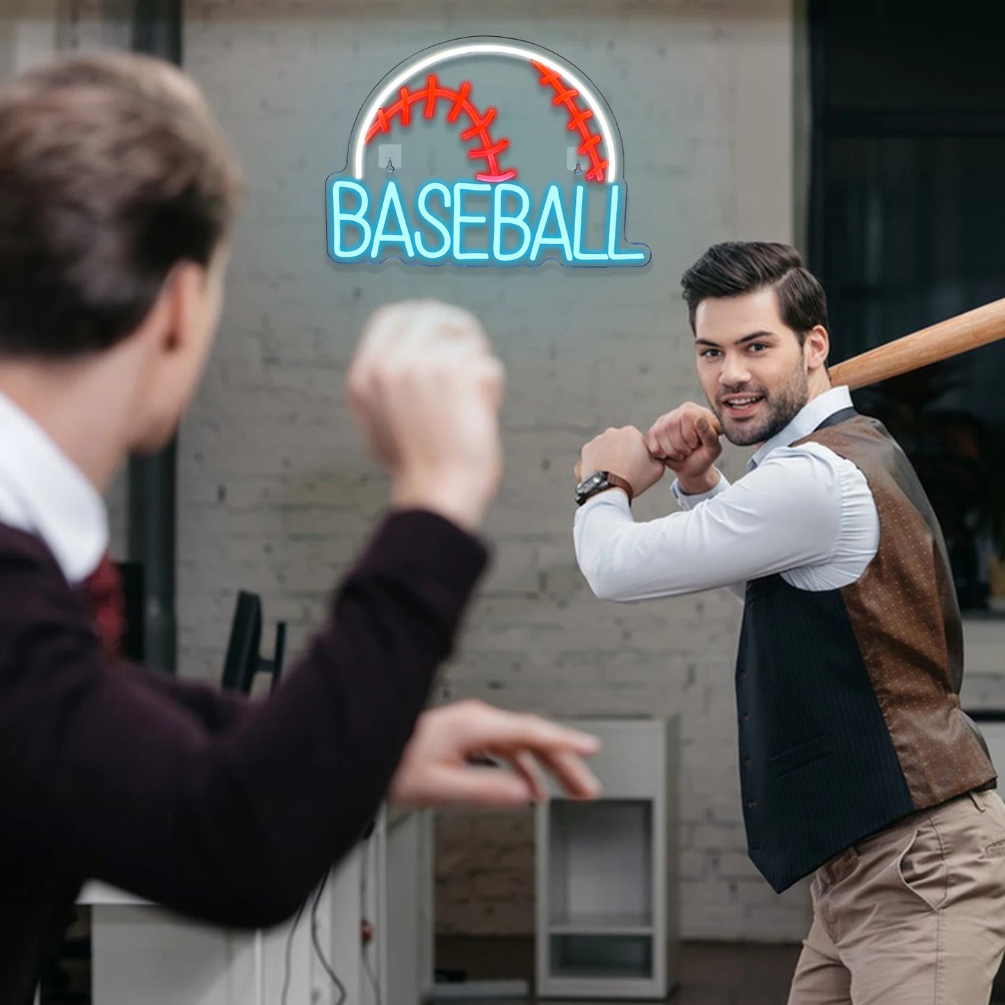 Cartel LED USB 5V de Béisbol - Económico