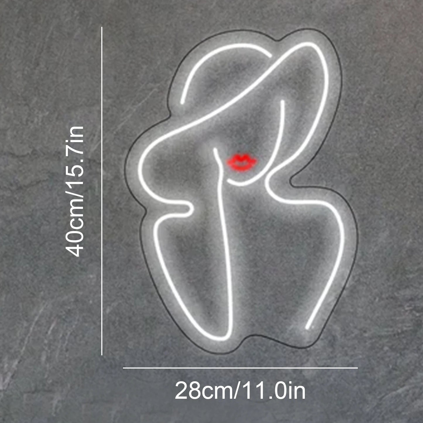 Letrero LED USB 5V para Dama - Económico