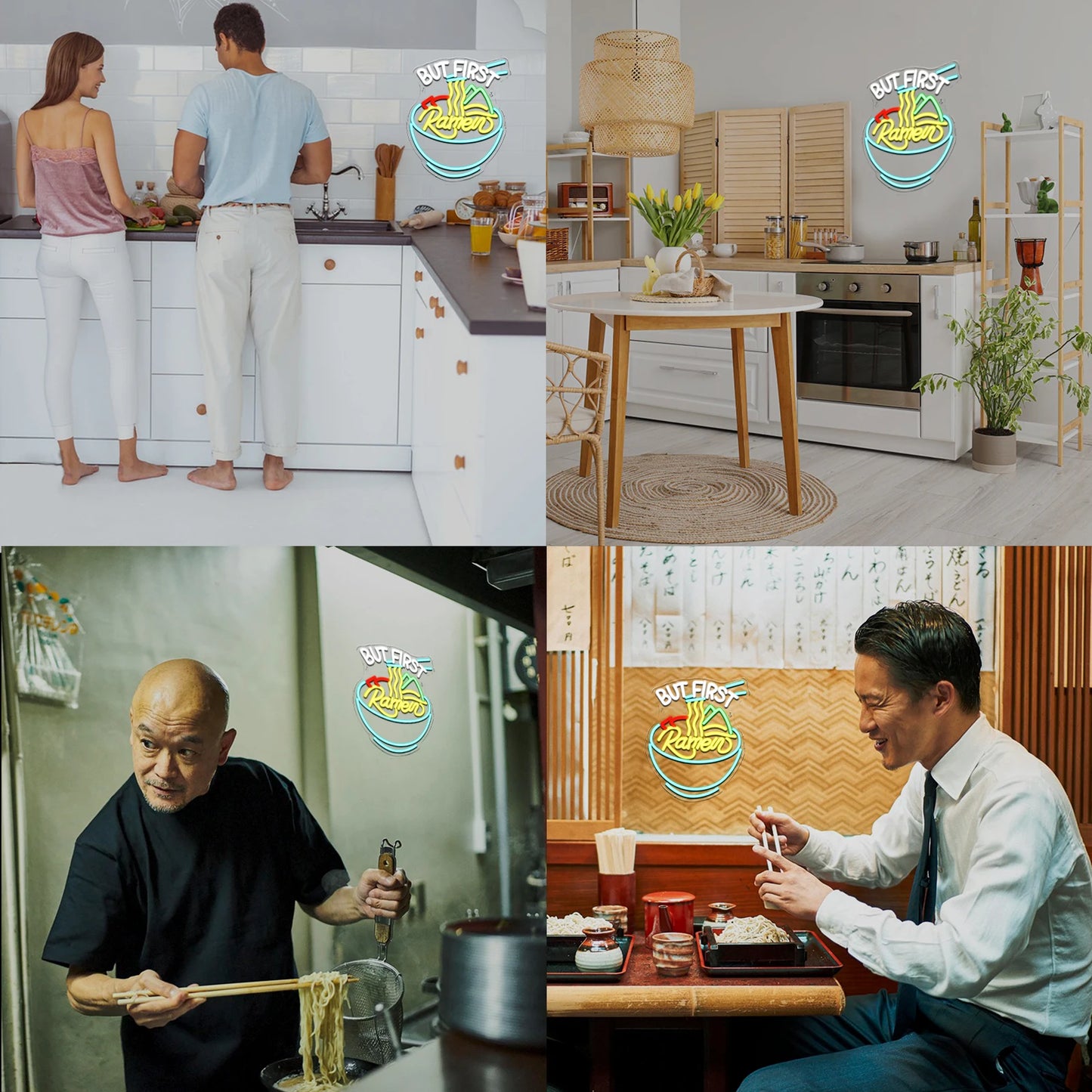 Ramen 5V USB LED Świecący Napis - Przyjazny dla Portfela