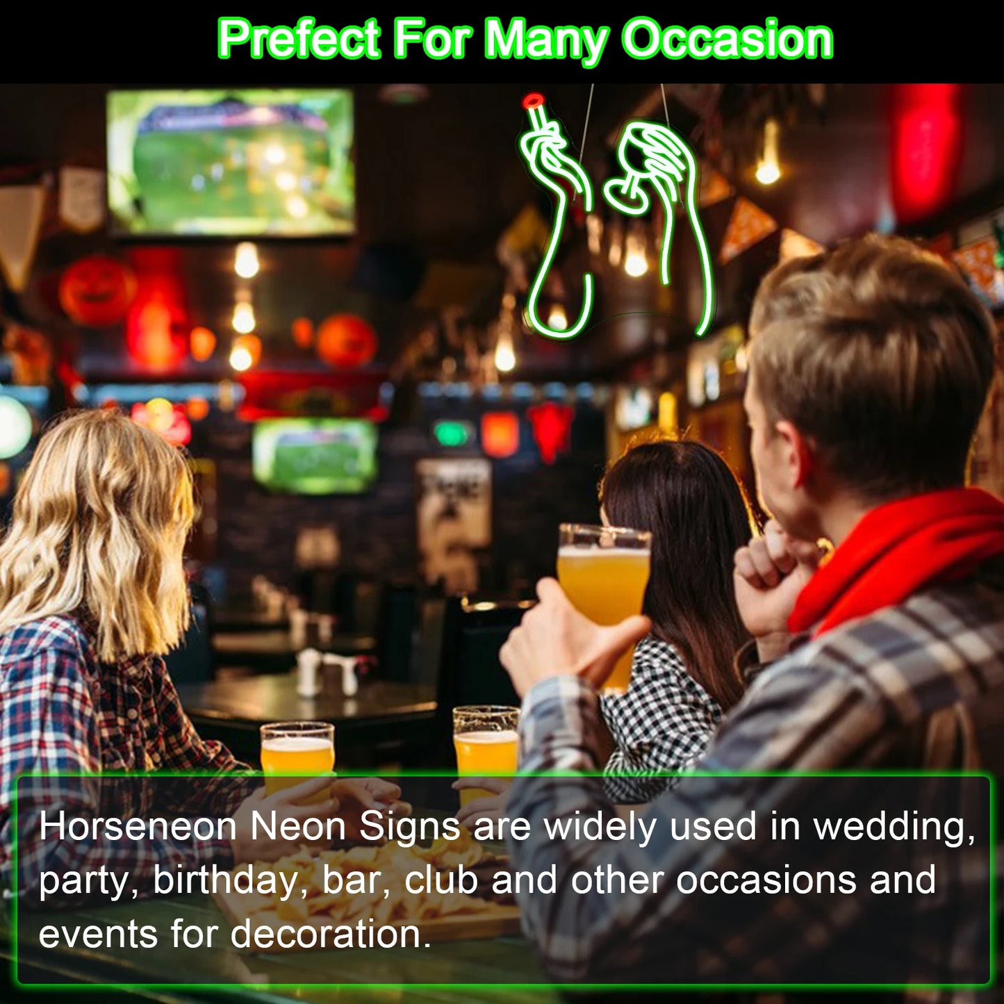 Cartel LED USB 5V para Fumar y Beber - Económico