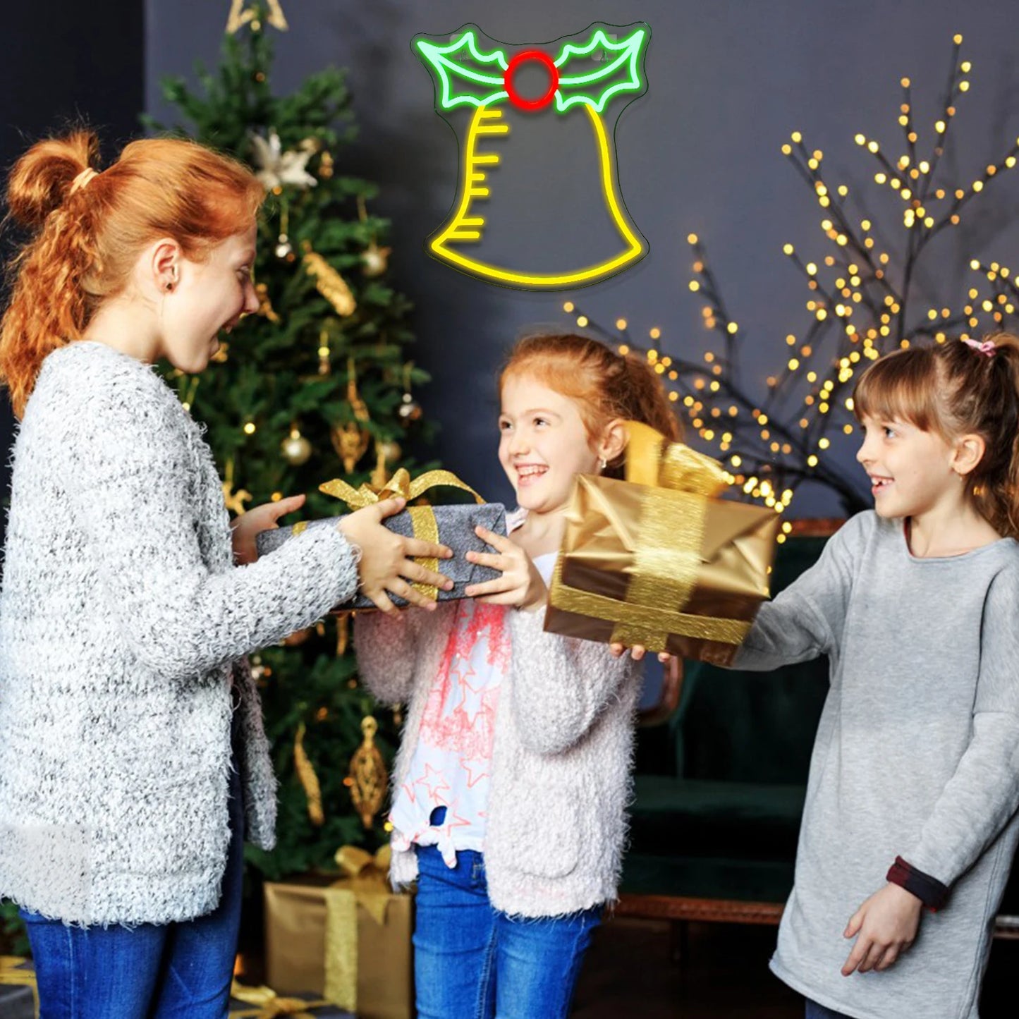 Bell Merry Christmas 5V USB LED világítás - Költséghatékony