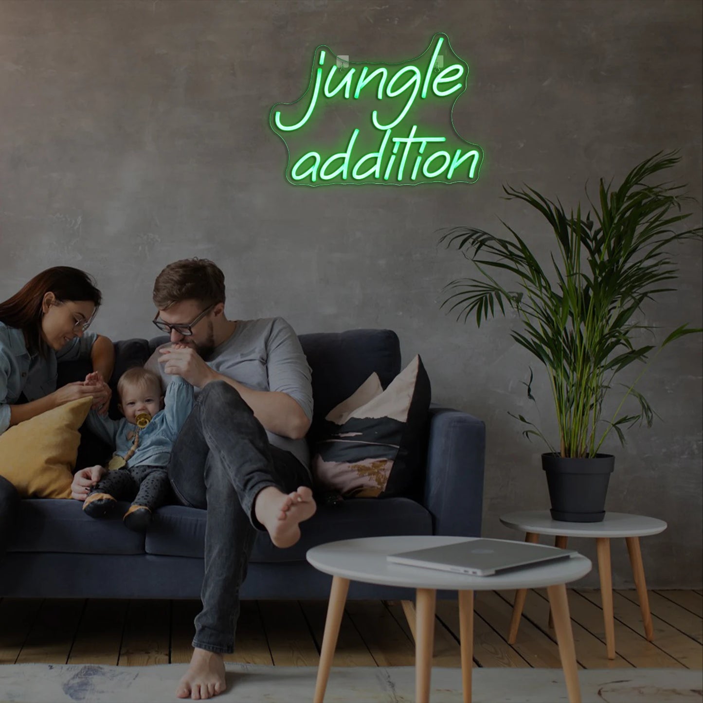 Enseigne LED Jungle Addition 5V USB - Économique