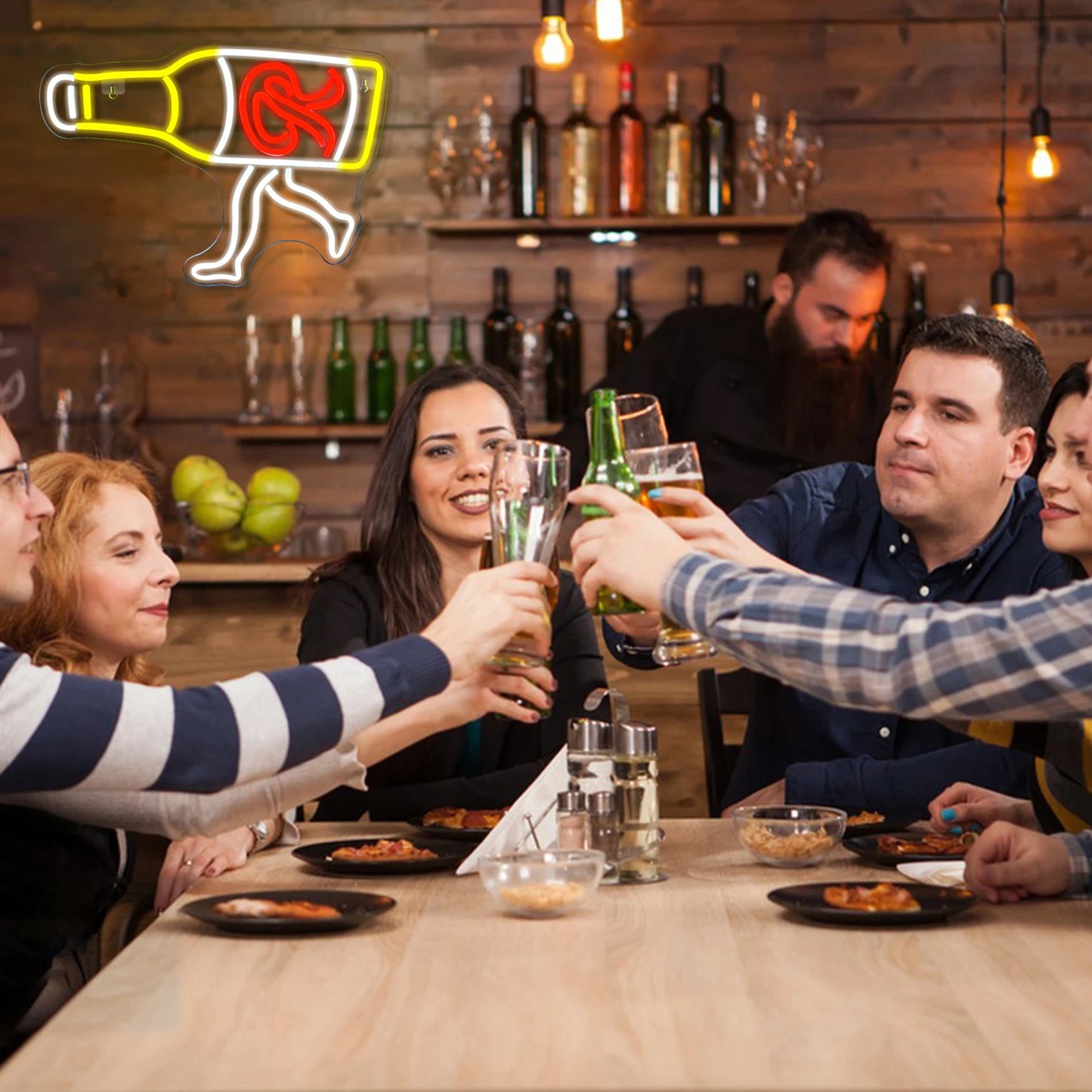 Sör LED 5V USB fényreklám - Költséghatékony