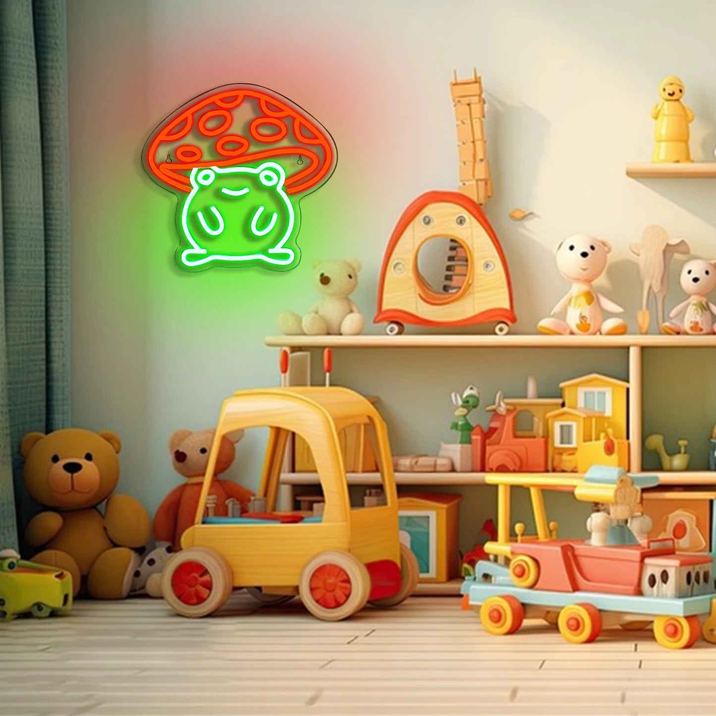 Roztomilá anime žabka 5V USB LED světelný nápis - Cenově dostupná