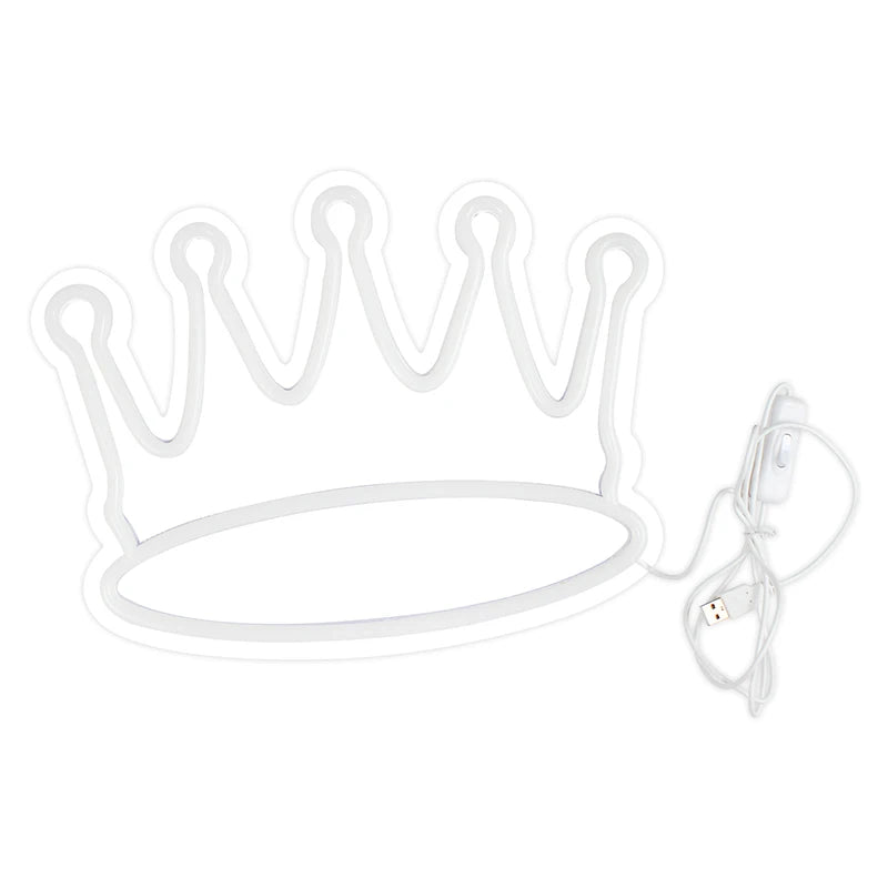 Korunový 5V USB LED světelný nápis - Cenově dostupný