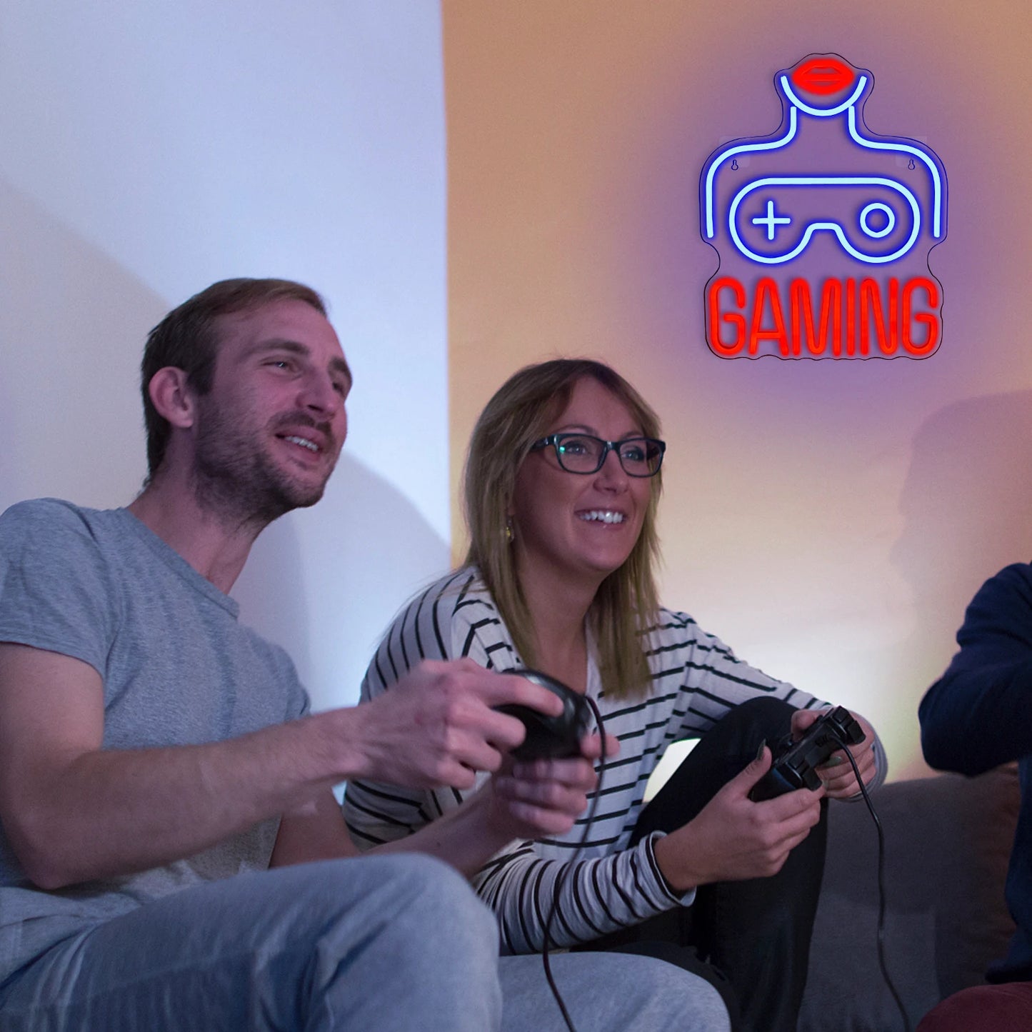 Cartel luminoso LED USB 5V para Gamer Mujeres - Económico