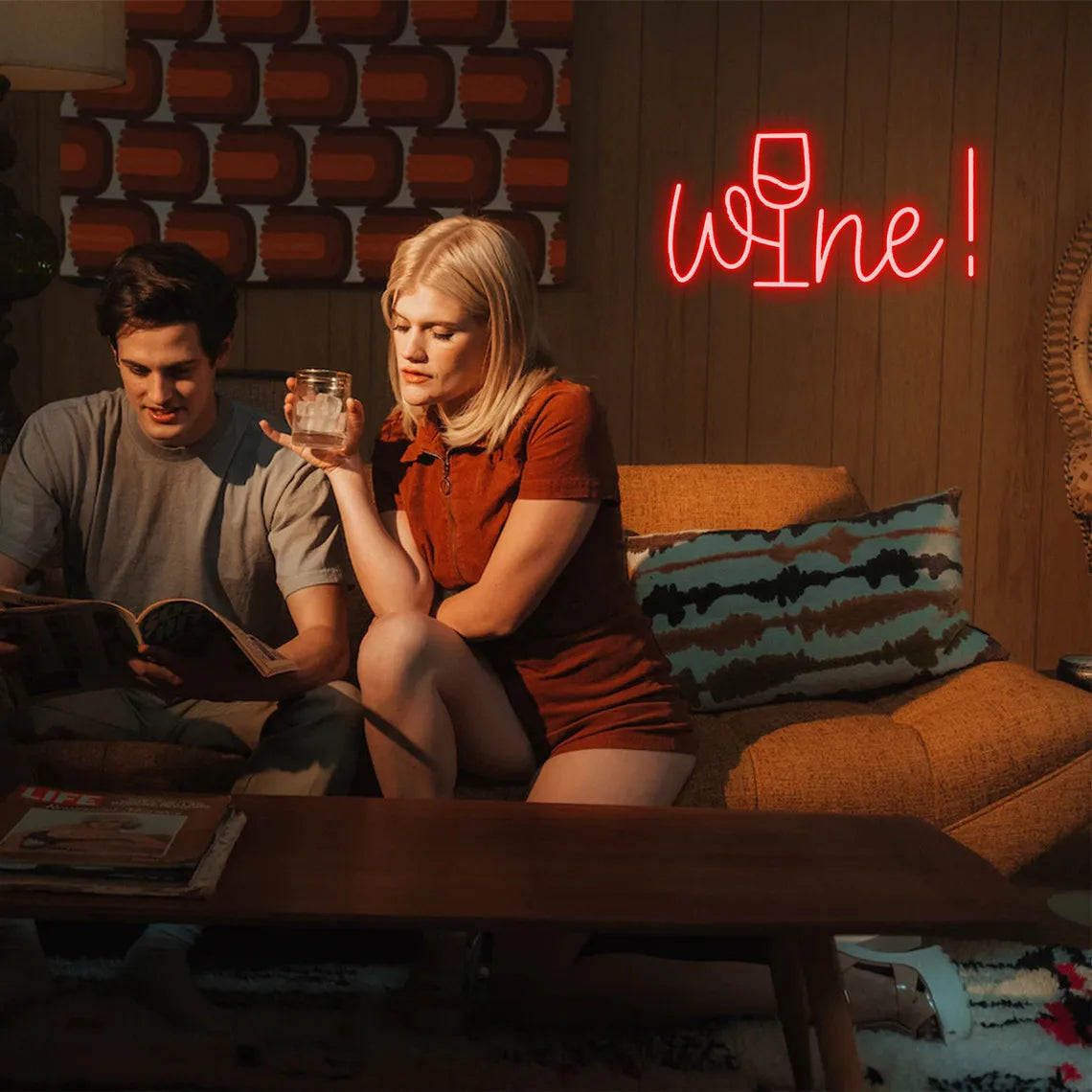 Neonowy Napis LED na USB 5V - Ekonomiczna Dekoracja Wina