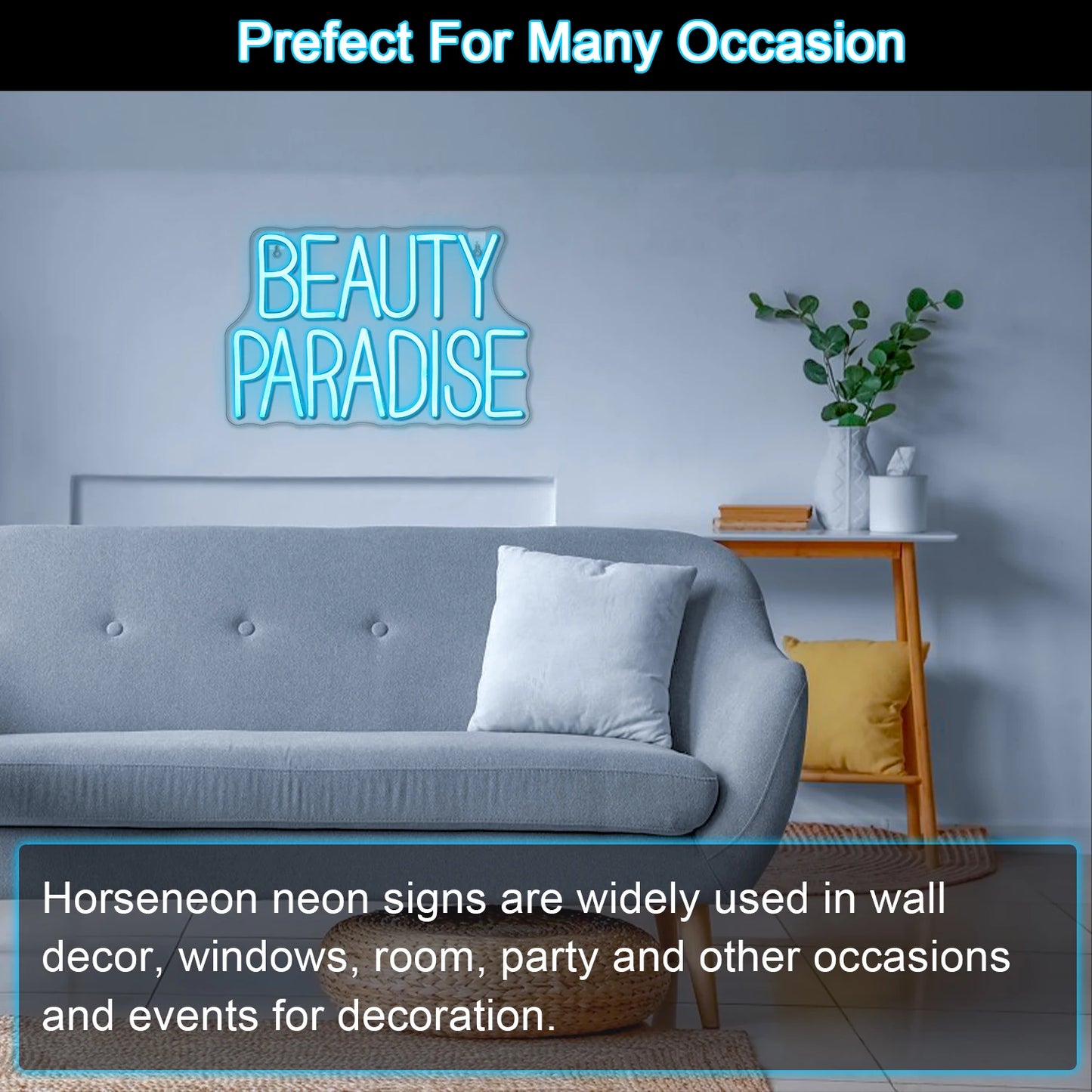 Beauty Paradise 5 V USB LED-neoonmärk – eelarvesõbralik