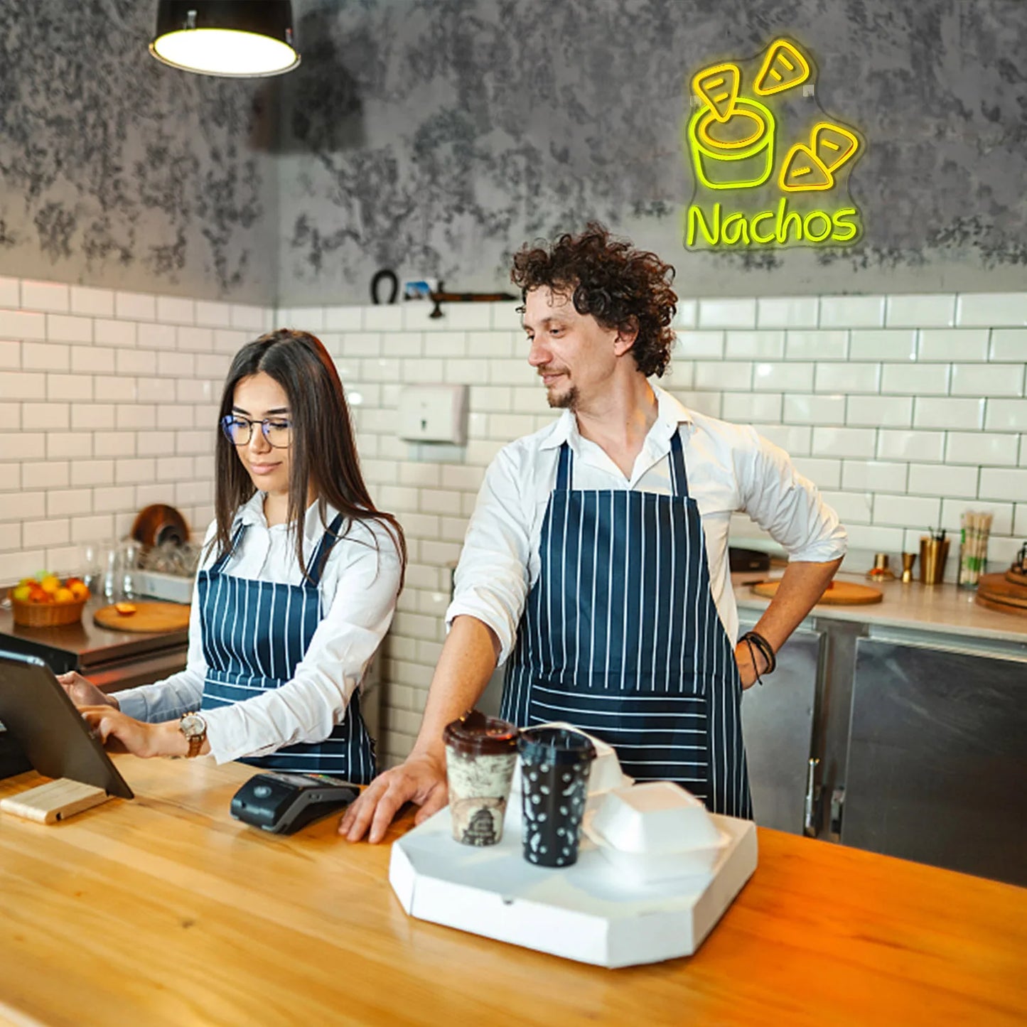 Nachos Letrero LED USB 5V - Económico