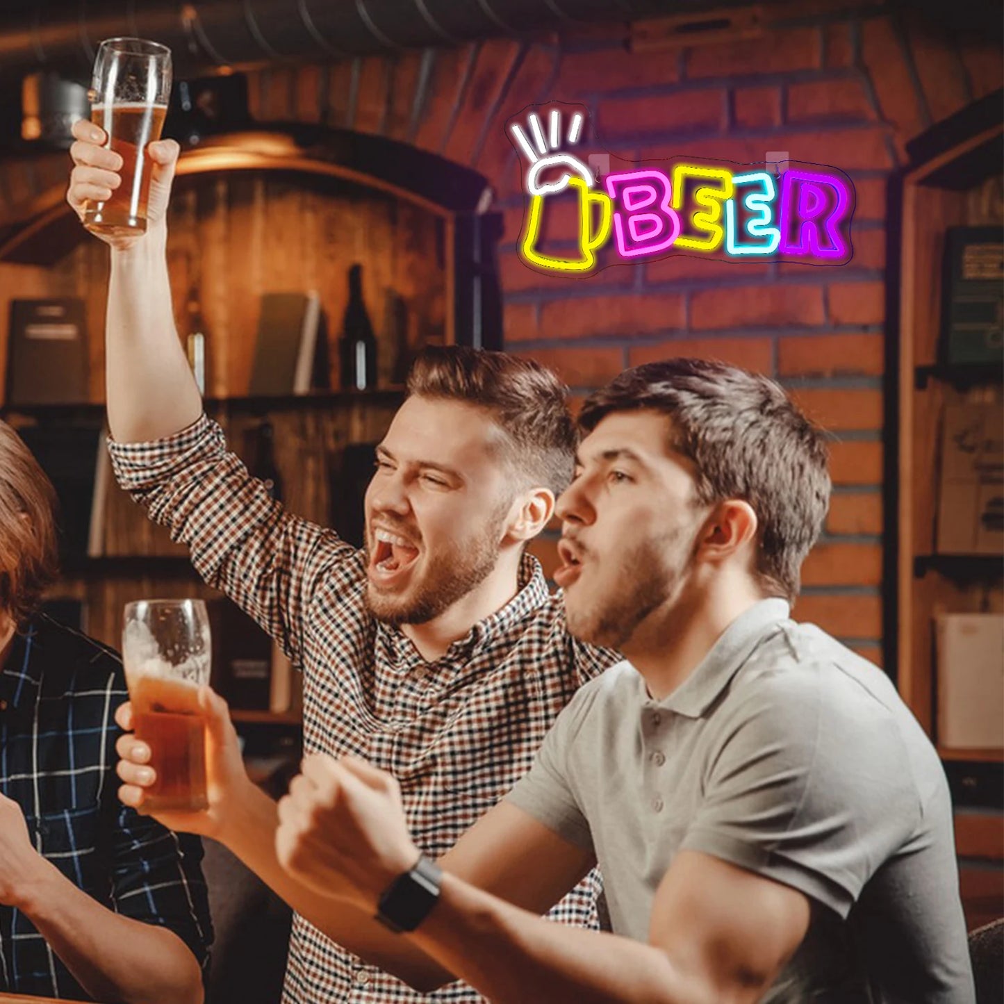 Enseigne LED USB 5V "Bière" - Économique