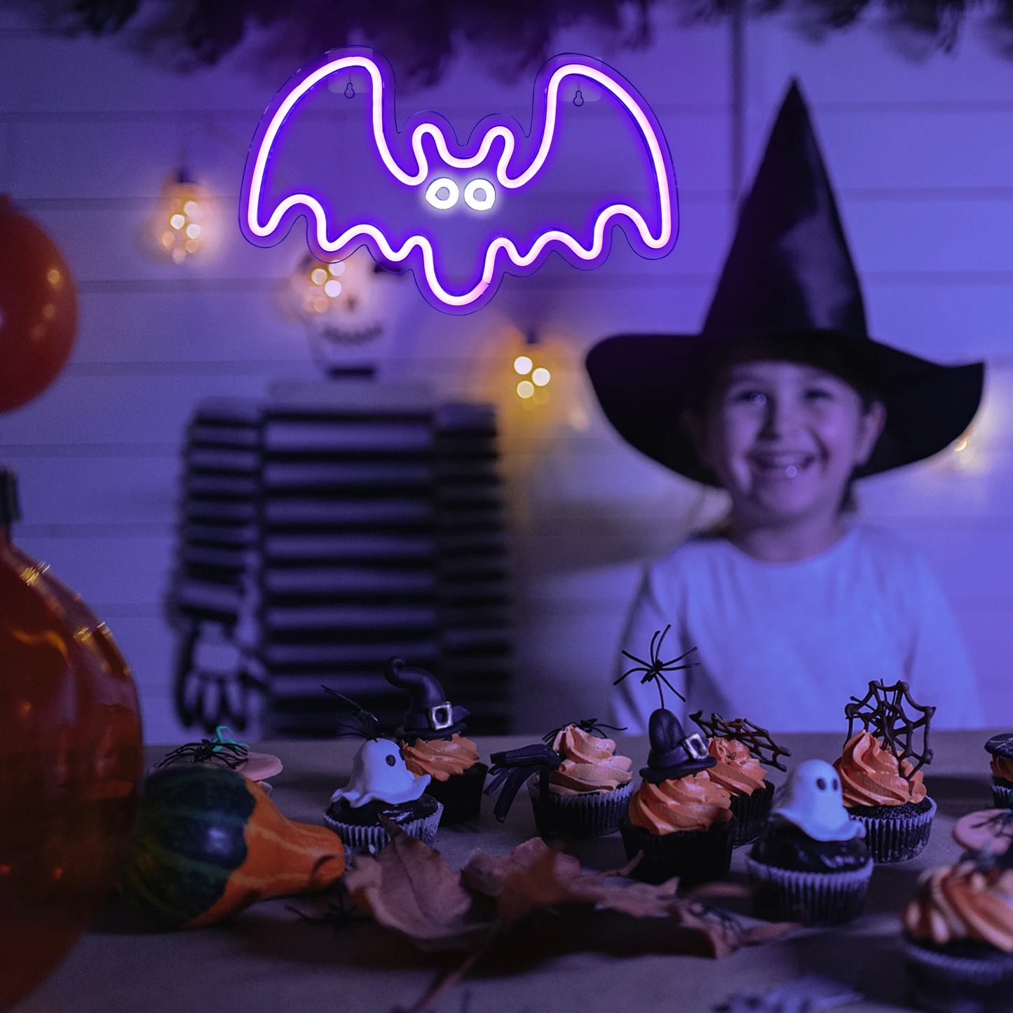 Insegna al neon LED USB 5V Bat - Economica