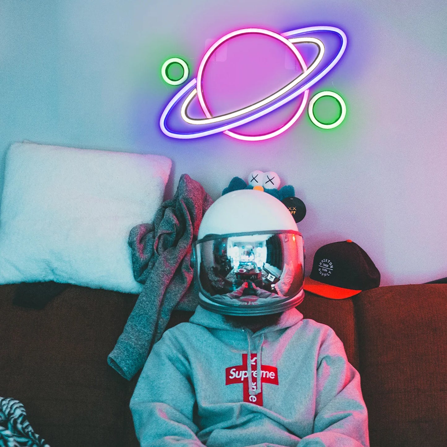 Cartel LED USB 5V Planet - Económico