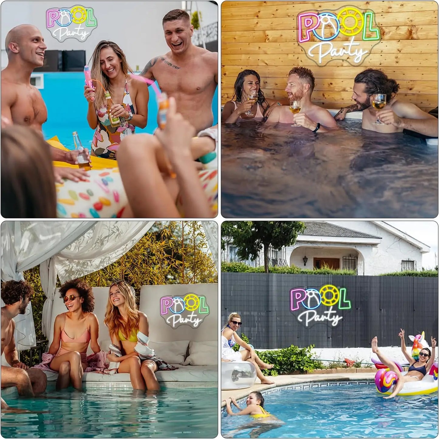 Basseinipidu 5 V USB LED-neoonsilt – eelarvesõbralik