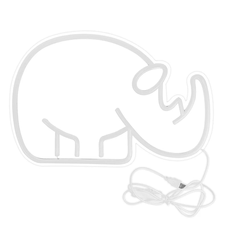 Rhino 5V USB LED světelný nápis - Cenově dostupný