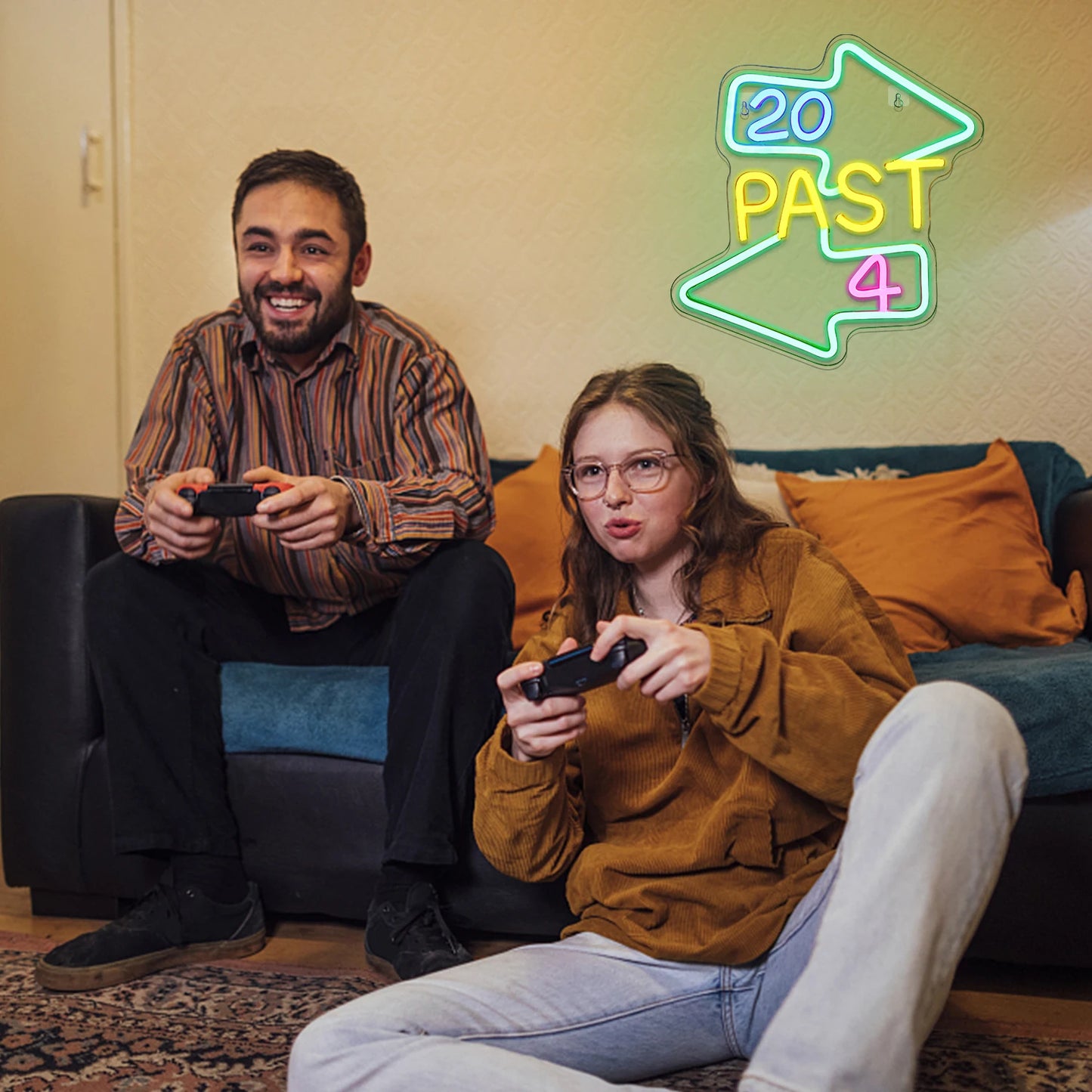 20 past 4 5V USB LED Neon Sign - Budget Friendly