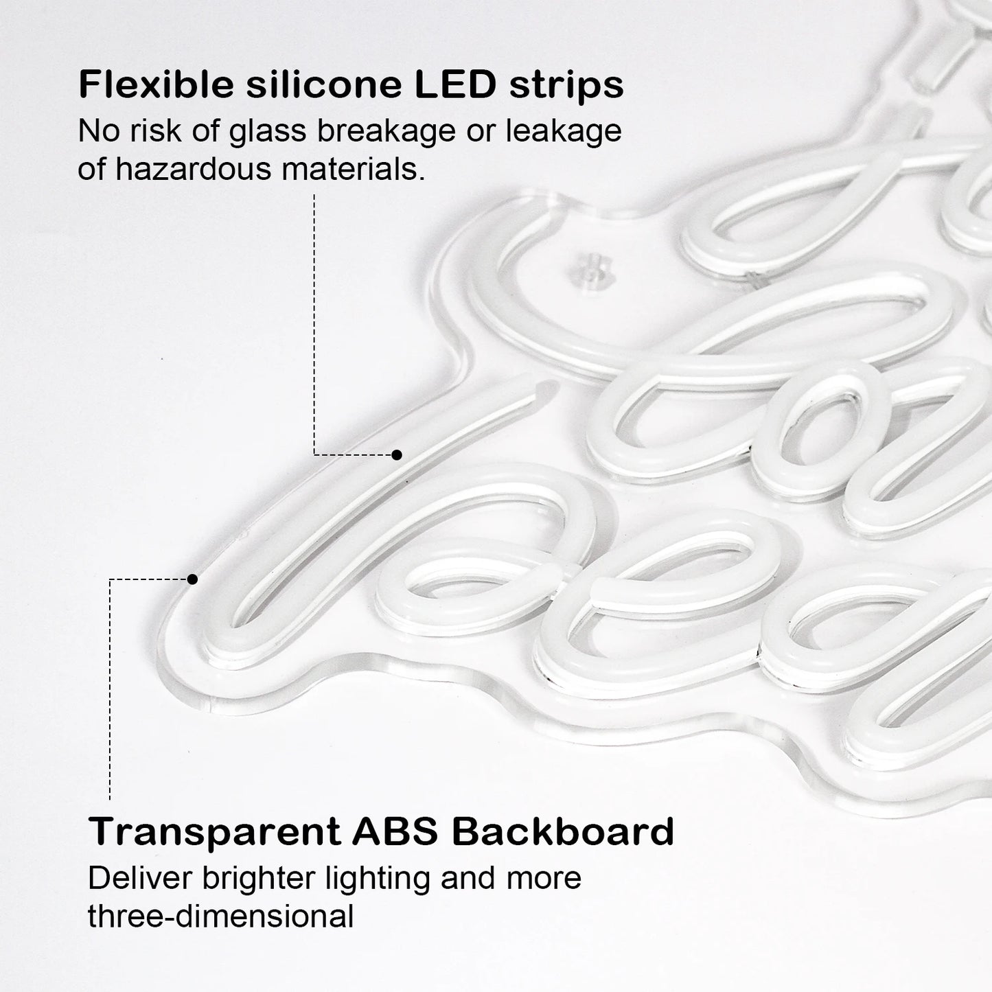 Jõulupuu 5 V USB LED-neoonmärk – eelarvesõbralik