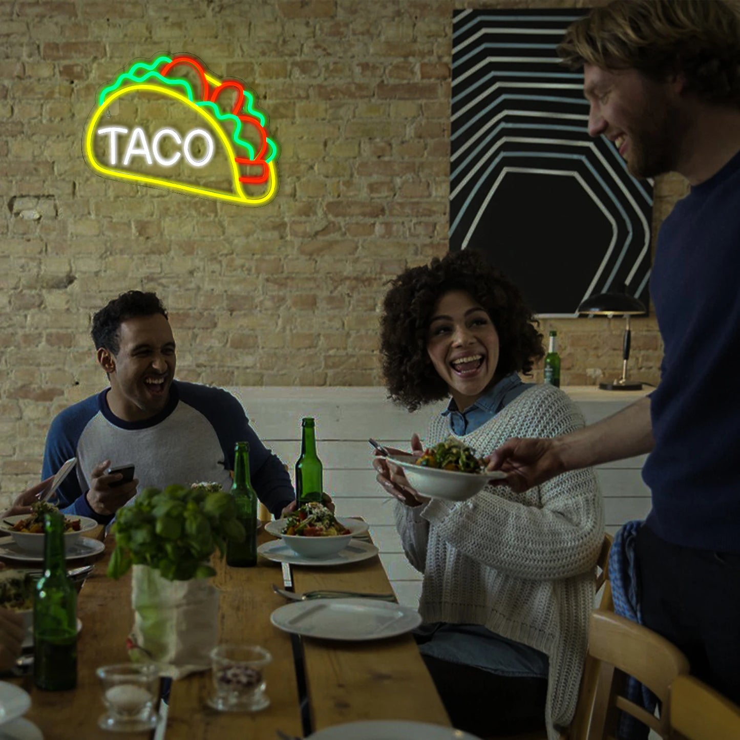 Enseigne LED USB 5V Tacos - Économique
