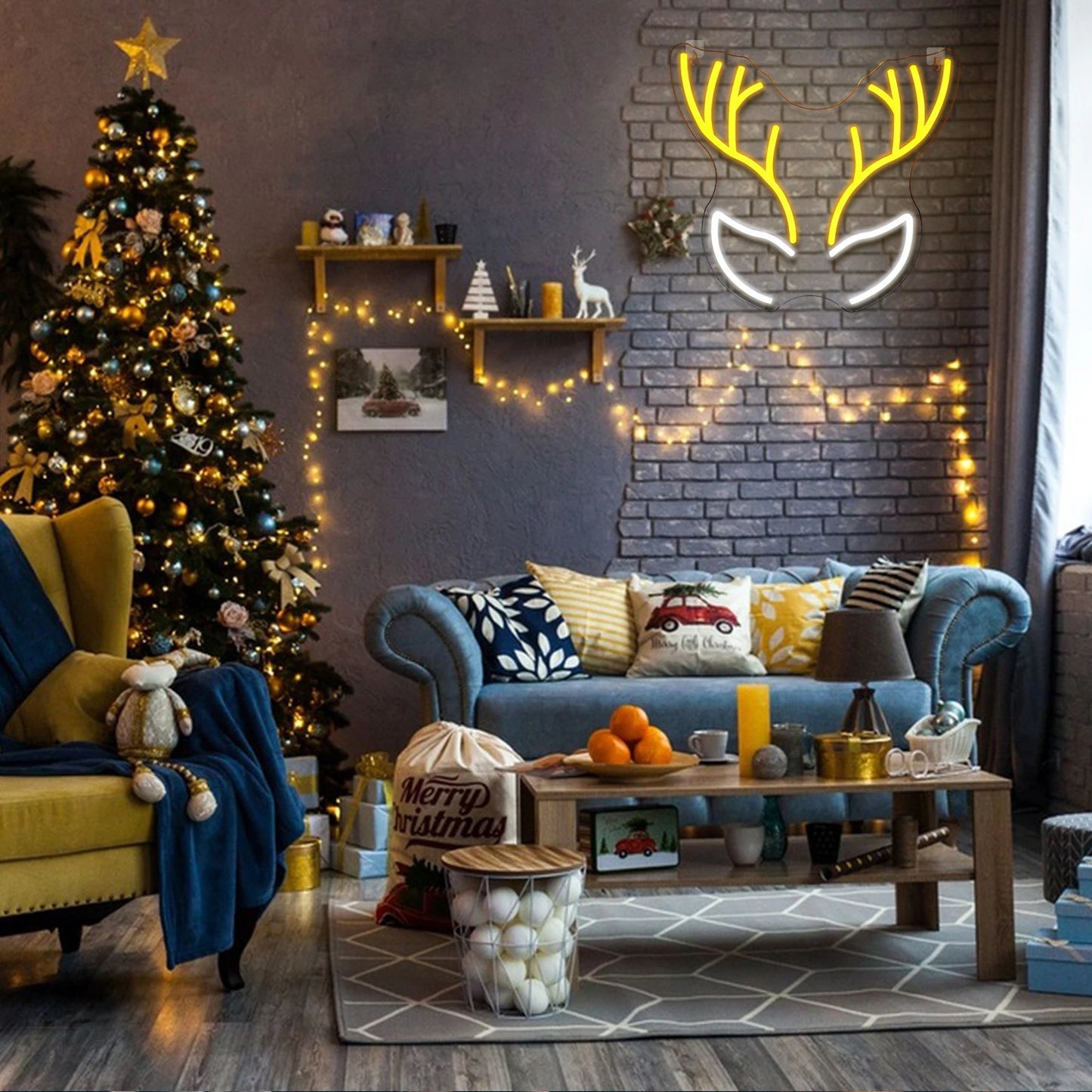 Merry Christmas 5V Mini USB LED Neon Sign - Budget Friendly