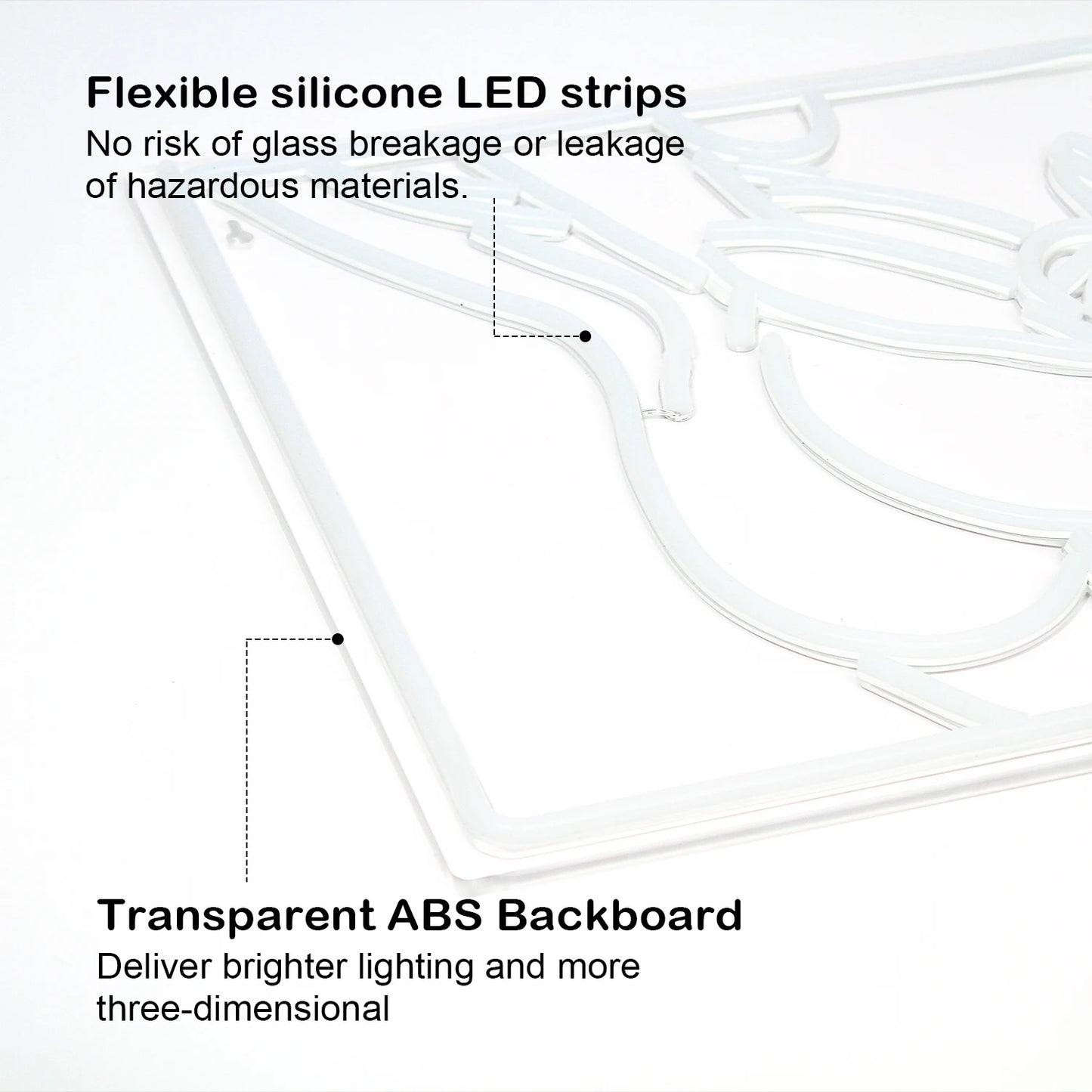 Neon LED Sexy Kobieta 5V USB - Ekonomiczna Opcja