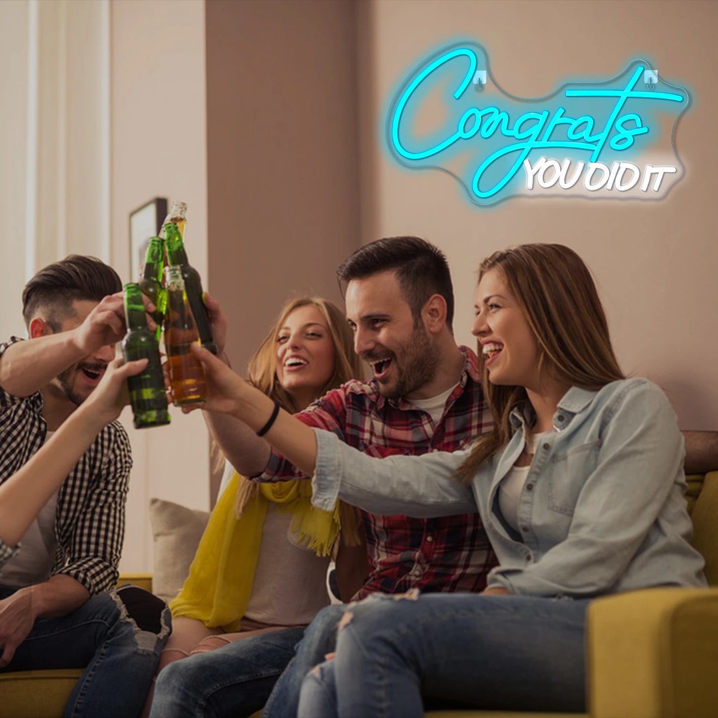 Õnnitlused! 5 V USB LED-neoonmärk – eelarvesõbralik