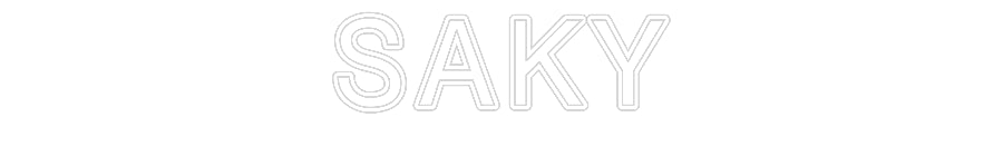 Vlastný neón: SAKY