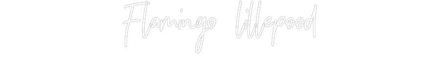Custom Neon: Flamingo lill...