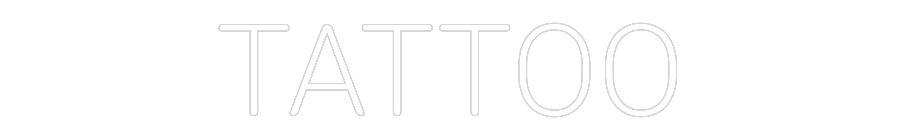 Neoninis dizainas: tatuiruotė