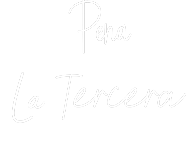 Letrero de Neón Personalizado: Peña
La Ter...