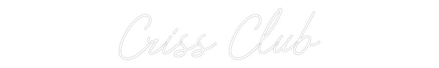 Semn Neon Personalizat: Criss Club