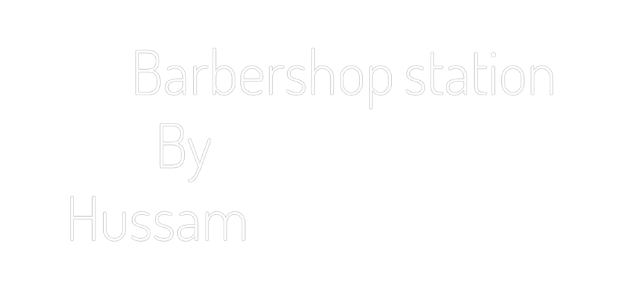 Individuelles Neon: Bar...