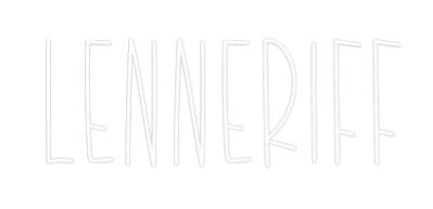 Benutzerdefiniertes Neon-Schild: LenneRiff