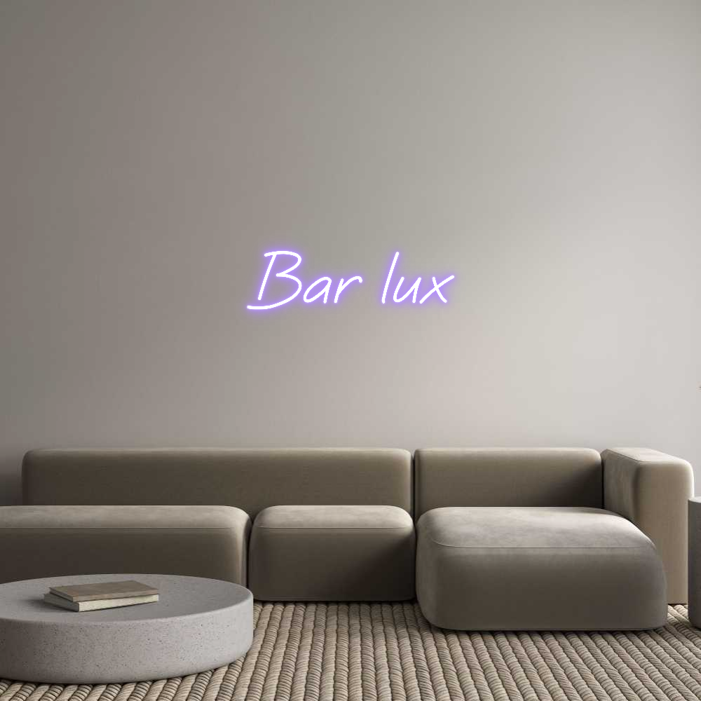 Custom Neon: Bar lux