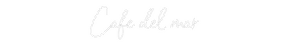 Neon po meri: Cafe del mar