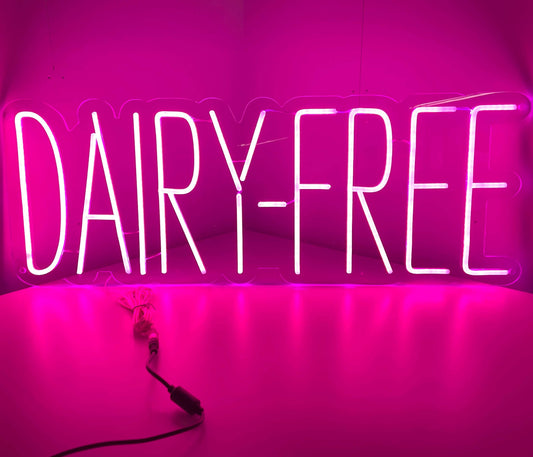 Dairy Free Neon Sign - The Art Neon