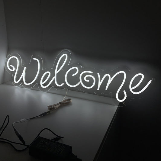Welcome Neon Sign - The Art Neon