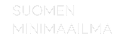 Enseigne LED personnalisée : Mini Finlande