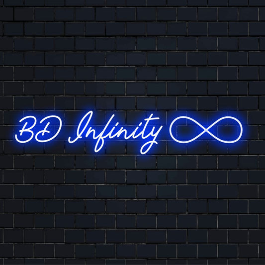 BD Infinity Neonový Nápis