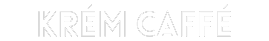 Custom Neon: Krém Caffé