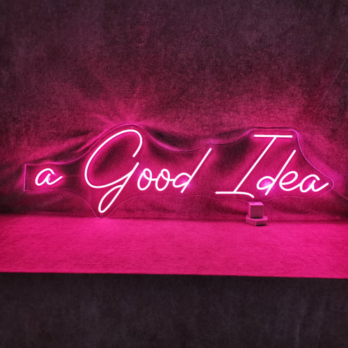 Een goed idee neonbord - The Art Neon