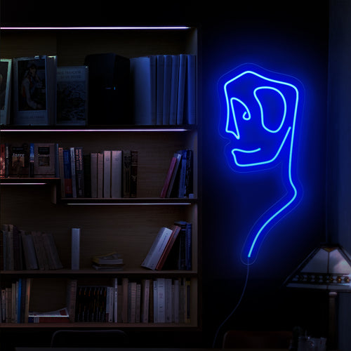 Neon „Abstract Art Man” emanuje artystyczną energią dzięki swojej stylowej sylwetce. Rozświetl swoją przestrzeń tym nowoczesnym i abstrakcyjnym neonem, idealnym do dodania odrobiny współczesnego charakteru każdemu wnętrzu.