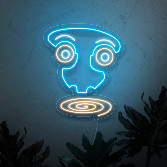 "Abstract Surreal Art Face Neon Sign" - A mesmerizing neon light featuring a surreal and abstract representation of a face, bringing modern intrigue and artistic flair to your living space.